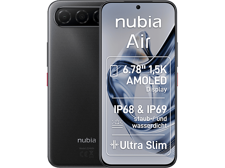 NUBIA Air 5G 256 GB Titanium Black  Dual SIM