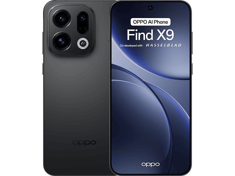 OPPO Find X9, Space Black, 512 GB, 12 GB RAM, 6.59 AMOLED ProXDR Gorilla Glass 120 Hz, MediaTek 9500, 7025 mAh
