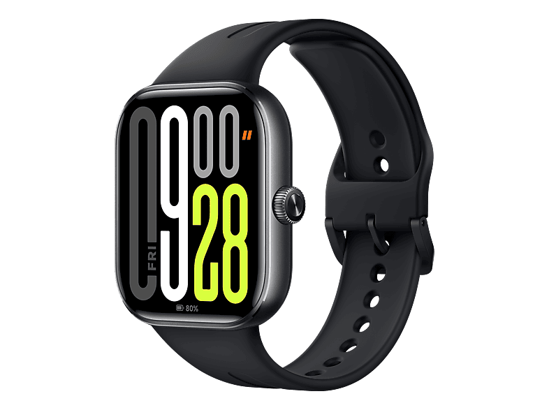 XIAOMI REDMI Watch 5 Smartwatch Rahmen aus Aluminiumlegierung TPU, 135-205 mm, Obsidian Black