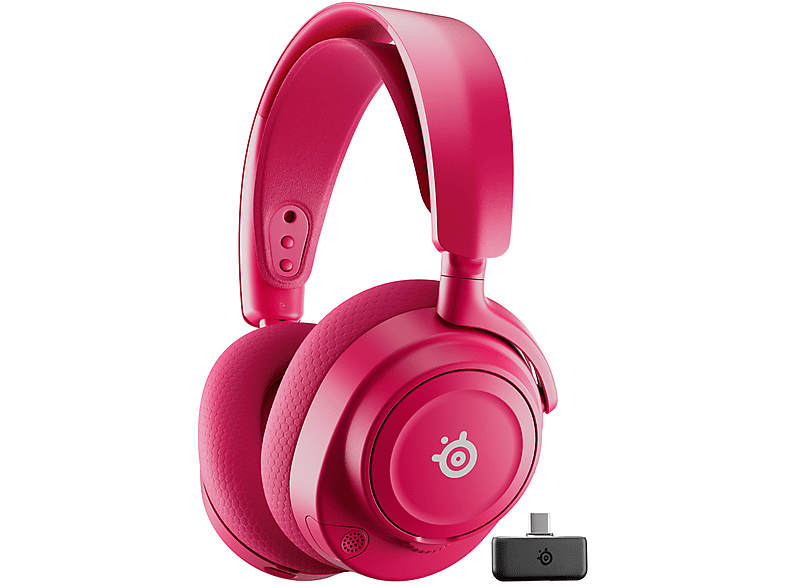 STEELSERIES Artics Nova 7P Gen 2 für Playstation, Magenta, Over-ear Gaming Headset Bluetooth Magenta