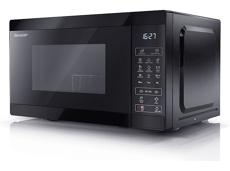 Thumbnail - SHARP YC-MG02E-B, 2-in-1 Mikrowelle (800 Watt, Grillfunktion)