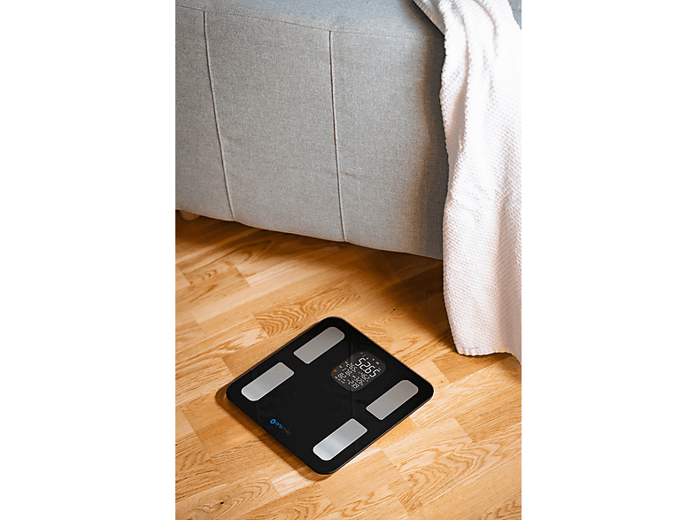 Waga łazienkowa OROMED Bluetooth Smart Czarny – zdjęcie 2