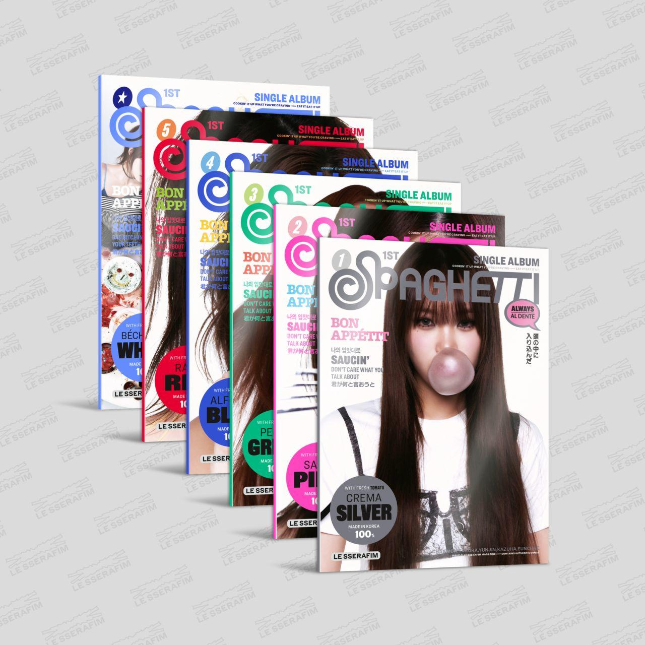 Le Sserafim | LE SSERAFIM 1st Single Album 'SPAGHETTI' COMPACT ver