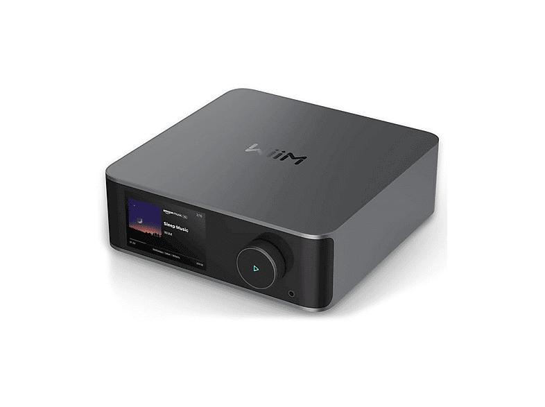 WiiM Ultra Music Streamer & Preamplificatore Digitale, Compatibile con GoogleCast, Alexa, Spotify, Amazon e Tidal, Touchscreen 3,5", HDMI ARC, Ingresso Phono, Uscita Cuffie. Colore Grigio