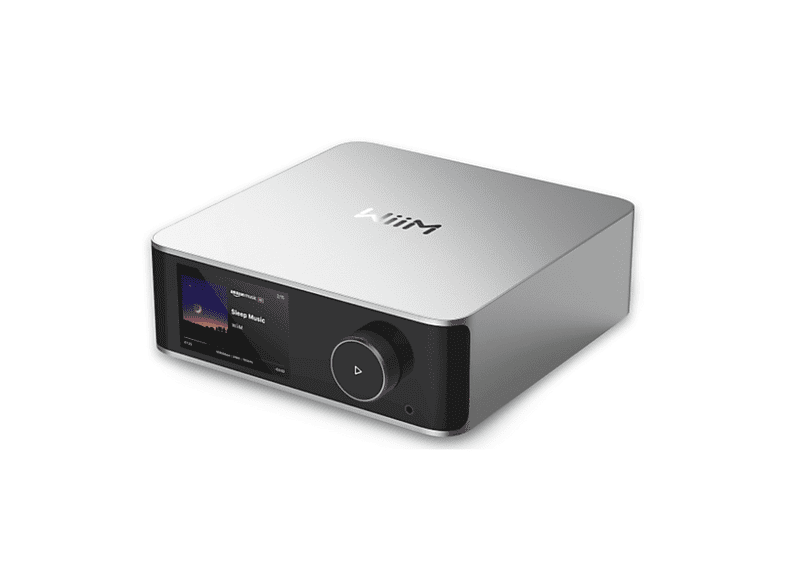 WiiM Ultra Music Streamer & Preamplificatore Digitale, Compatibile con GoogleCast, Alexa, Spotify, Amazon Music, Tidal, Touchscreen 3,5", HDMI ARC, Ingresso Phono, Uscita Cuffie. Colore Argento