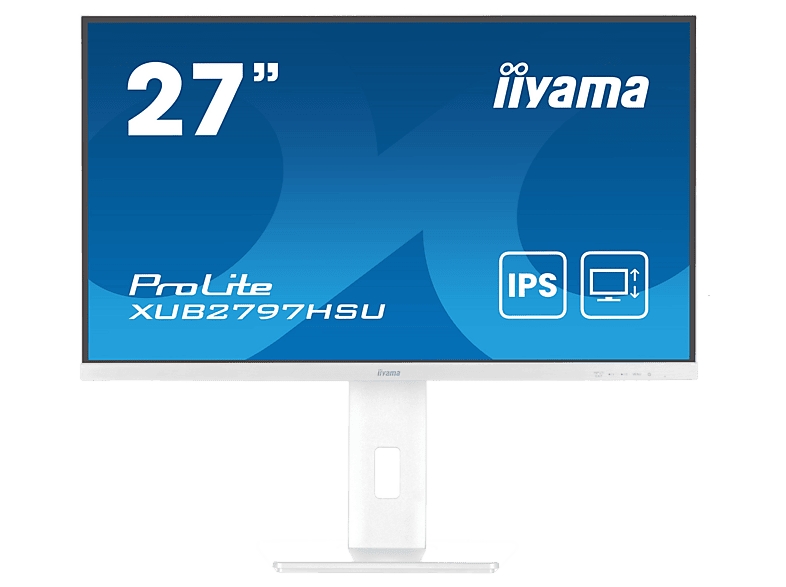Monitor IIYAMA ProLite XUB2797HSU-W2 27 FHD IPS 100Hz FreeSync Biały