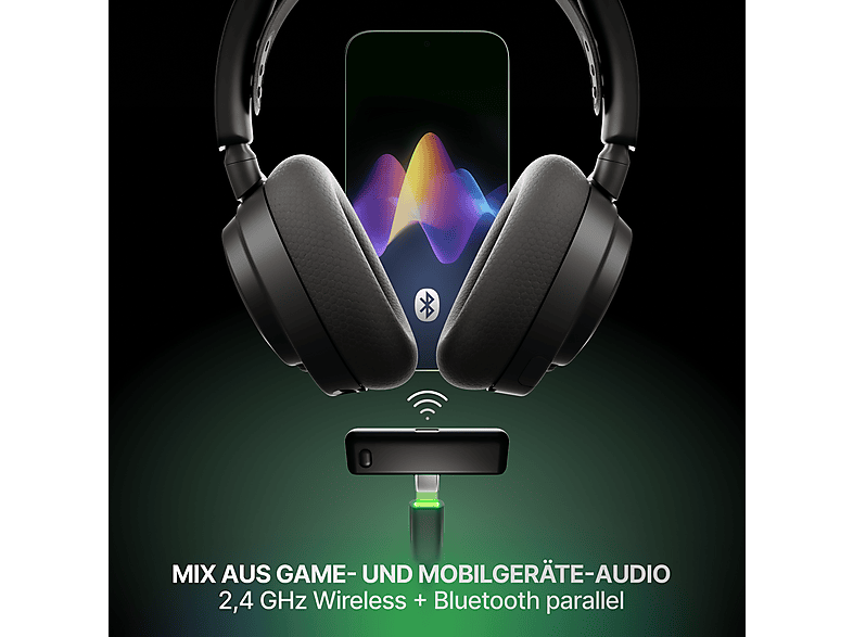 Thumbnail - STEELSERIES Artics Nova 7X Gen 2 für Xbox, Schwarz, Over-ear Gaming Headset Bluetooth Schwarz