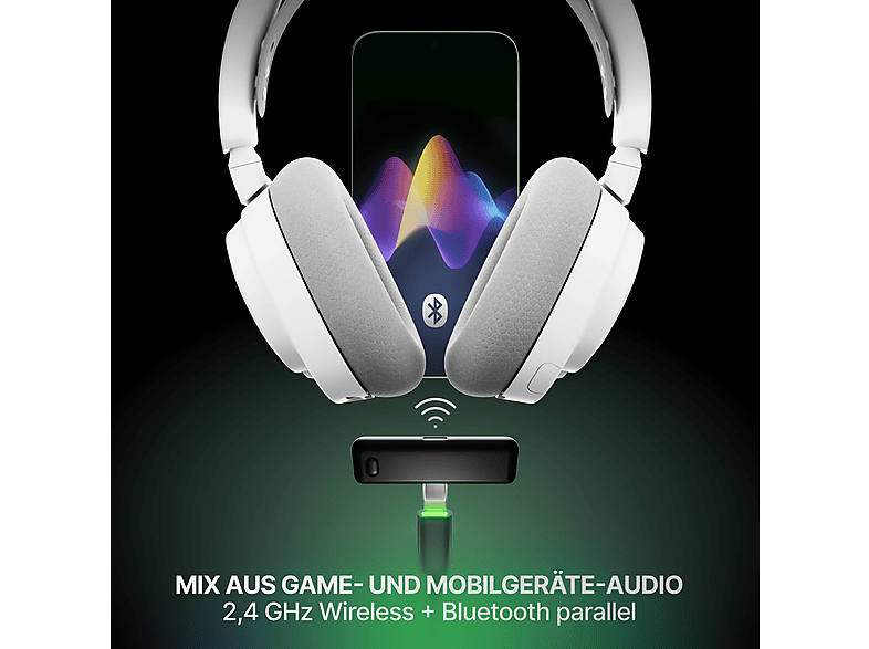 Thumbnail - STEELSERIES Artics Nova 7X Gen 2 für Xbox, Weiß, Over-ear Gaming Headset Bluetooth Weiß