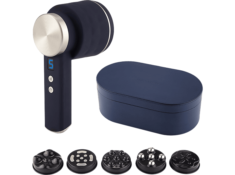 Medivon Lift Anti-Cellulite Massagegerät, mit 5 Aufsätzen, Blau