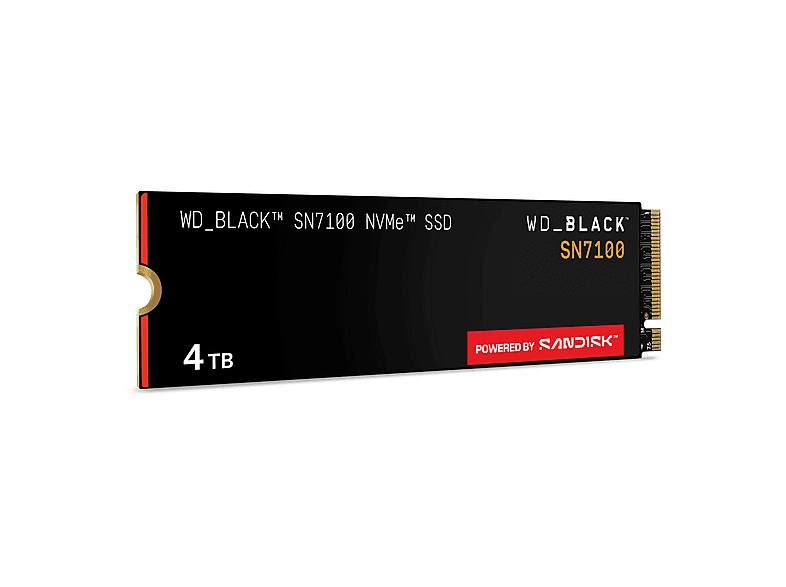 Thumbnail - WD. _BLACK™ SN7100 NVMe™ POWERED BY SANDISK M.2 2280 SSD, PCIe® Gen4, 6.800 MB/s Lesen, 5.800 Schreiben, Festplatte, 4 T...