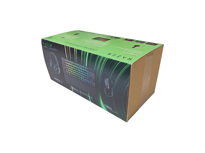 RAZER Kraken V3 X, Ornata V3 Tenkeyless, Cobra, Gaming Starter Kit, Mecha-Membran, Razer Mecha-Membran, kabelgebunden, Schwarz