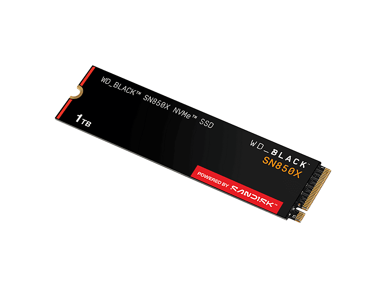 Thumbnail - WD_BLACK SN850X NVMe POWERED BY SANDISK SSD WDBB9G0010BNC Retail, 1 TB PCI Express, intern