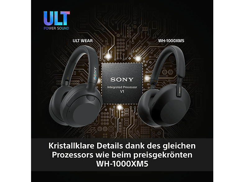 Thumbnail - SONY ULT WEAR, Noise Cancelling, POWER SOUND, ultimativer Deep Bass, der gleiche Prozessor wie WH-1000XM5, klare Anrufe,...