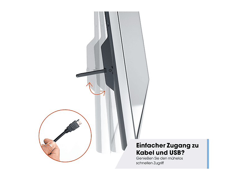 Thumbnail - VOGEL´S TVM 3609 TV Wandhalterung, max. 100 Zoll, Starr, Schwarz