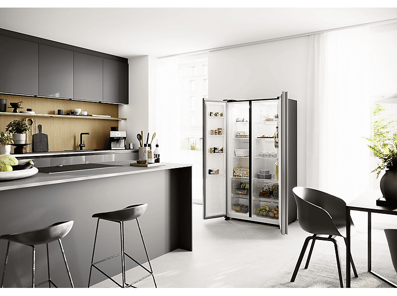 Thumbnail - KOENIC KDD 171 E IN NF Side by (442 l, E, 1770 mm hoch, Inox)