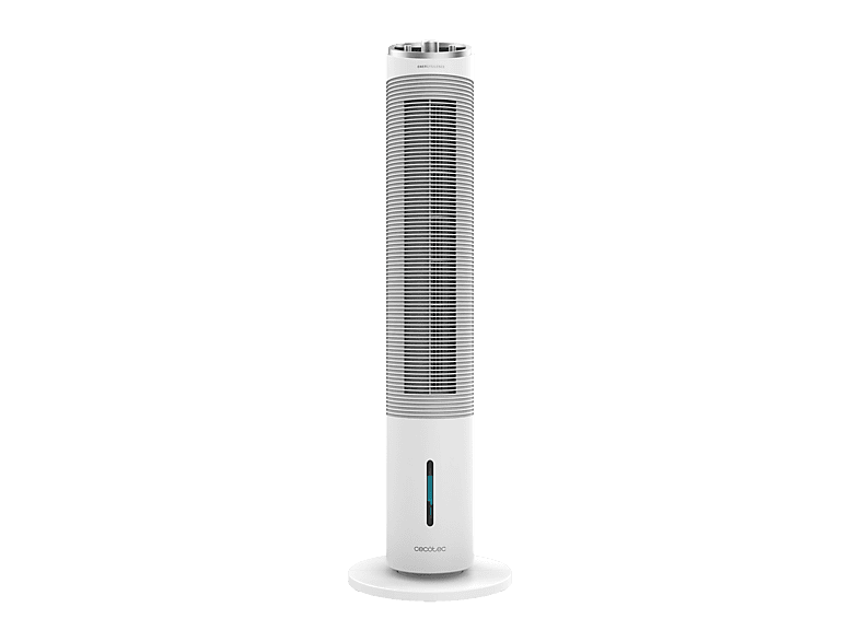 Climatizador evaporativo - Cecotec EnergySilence 2000 Cool Tower, 60 W, 3 velocidades, Depósito 2L, Caudal de aire 800m3/h, Oscilación 60º, Blanco