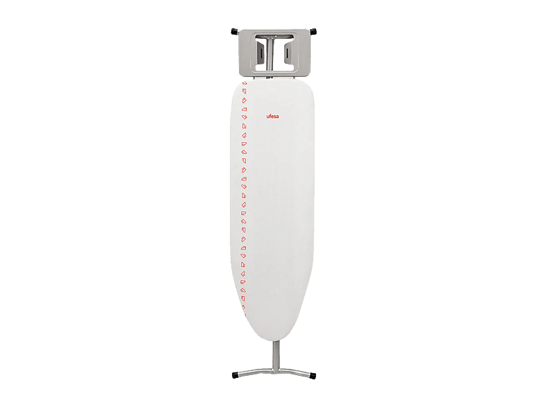 Tabla de planchar - Ufesa Splash, 110x34 cm, Altura ajustable 80-94 Blanco