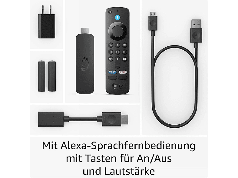 Amazon Fire TV Stick 4K Plus, mit Unterstützung für Wi-Fi 6 sowie Streaming in Dolby Vision/Atmos und HDR10+; Streaming Stick — Foto 2 von 3
