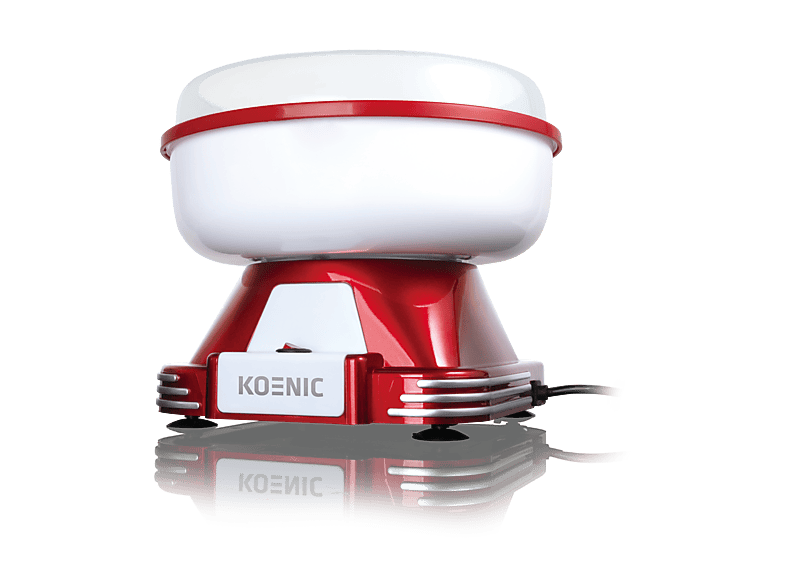 KOENIC KCCM 5026 Cotton Candy Maker, Zuckerwattenmaschine Rot