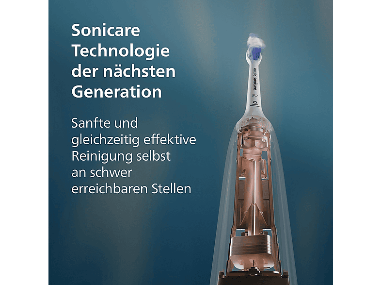 PHILIPS Sonicare HX7420/02 Series 7100 Elektrische Zahnbürste Weiß, Reinigungstechnologie: Schalltechnologie