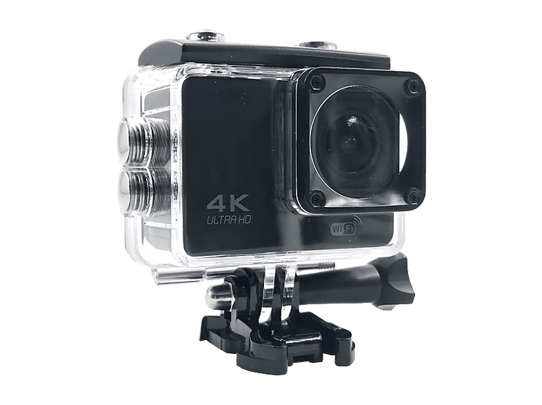 Cámara deportiva - SK8 Cam 4K, Vídeo Ultra HD, WiFi, Super angular, Pantalla 2" LCD