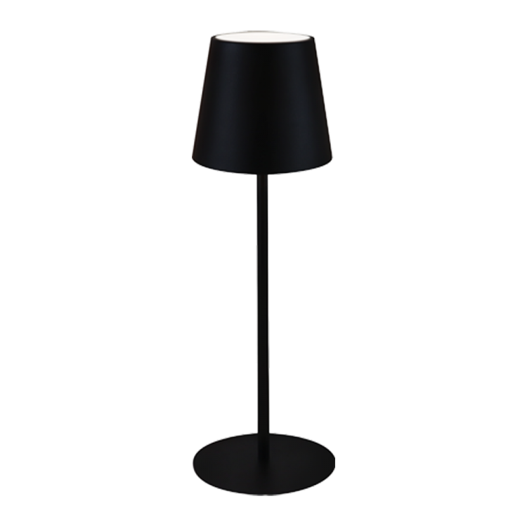 MAJESTIC AGATA asztali LED lámpa, bel- és kültéri, IP54, 8000mAh , USB-C, fekete (120451BK)