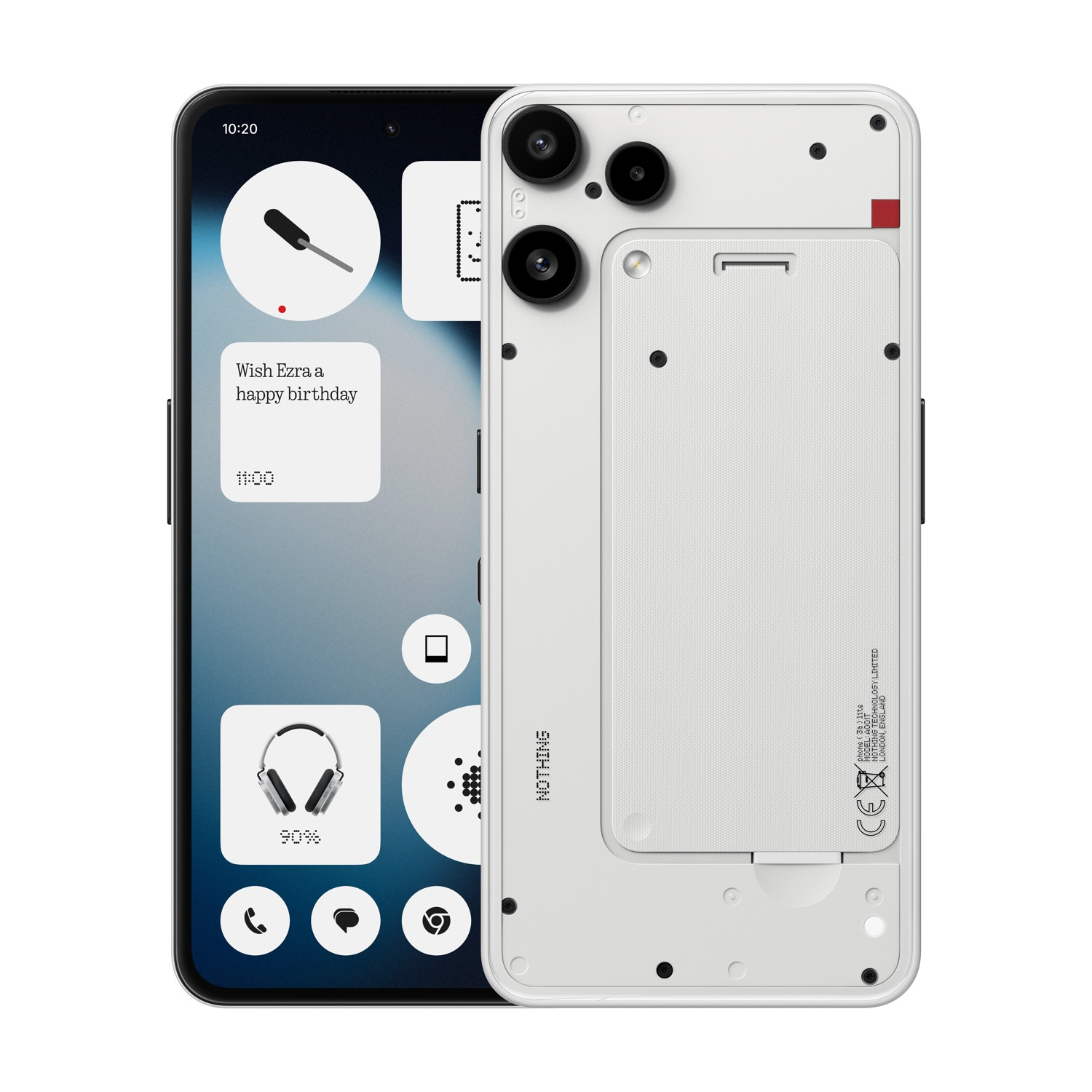 NOTHING PHONE (3A) LITE 8/128, 128 GB, Bianco | MediaWorld.it