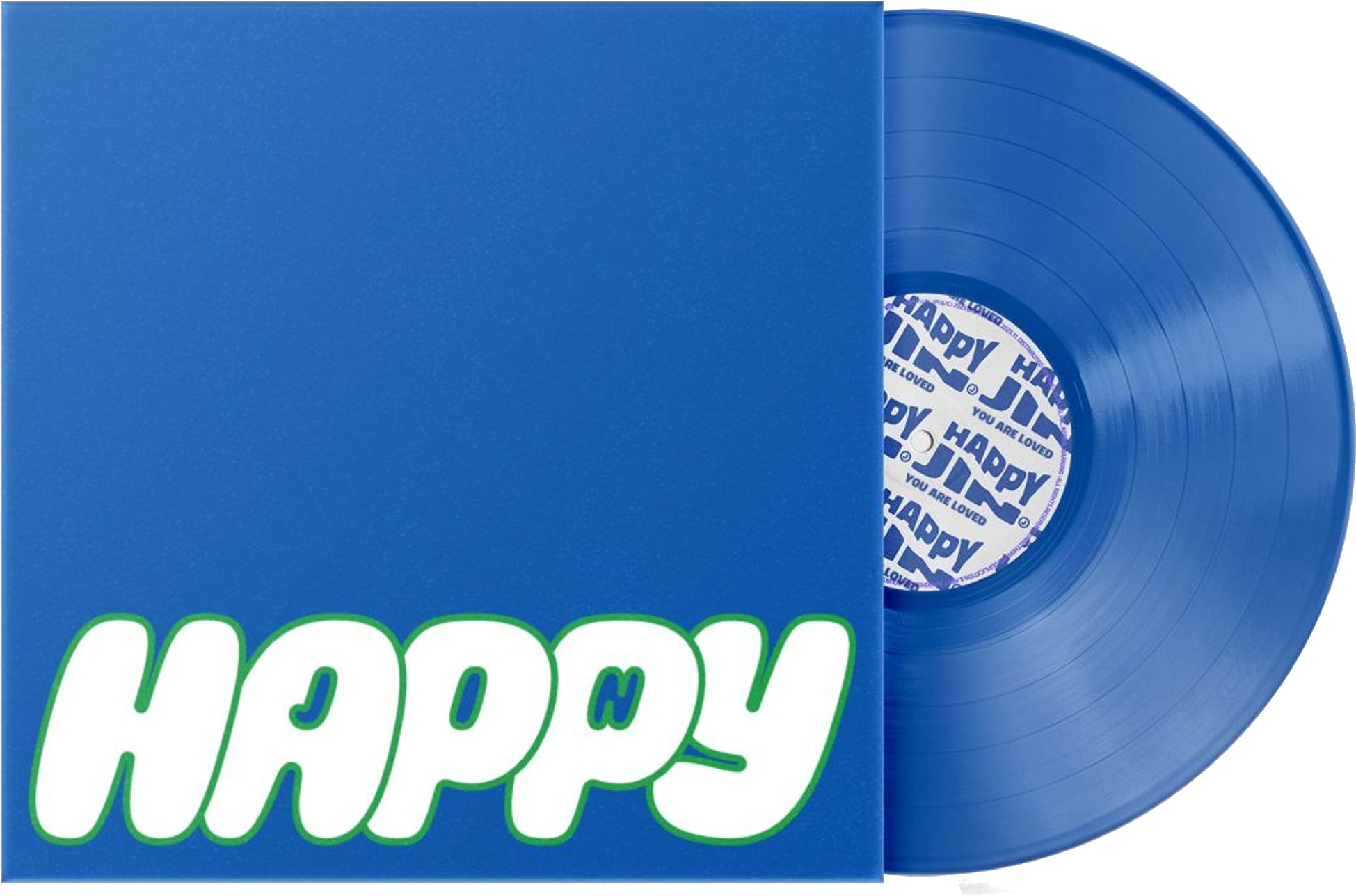 Jin (BTS) - Happy (Limited Blue Vinyl) (Vinyl LP (nagylemez))