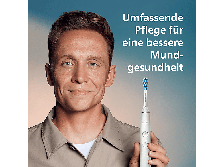 PHILIPS Sonicare HX9911/29 DiamondClean 9000 Elektrische Zahnbürste Rosa, Reinigungstechnologie: Schalltechnologie