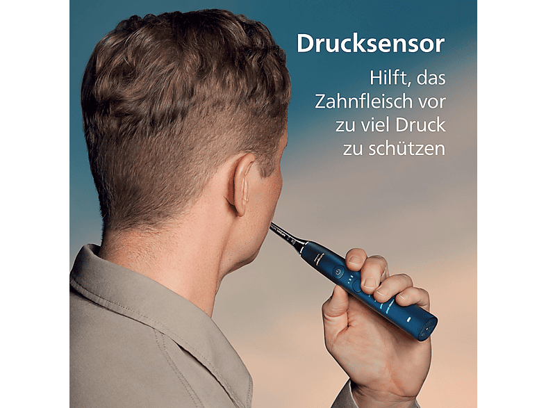 PHILIPS Sonicare HX9911/88 DiamondClean 9000 Special Edition Elektrische Zahnbürste Aquamarine/Schwarz, Reinigungstechnologie: Schalltechnologie