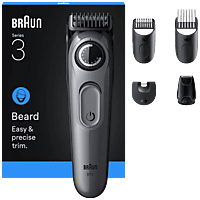 MediaMarkt BRAUN BT 3560 Baardtrimmer Grijs aanbieding