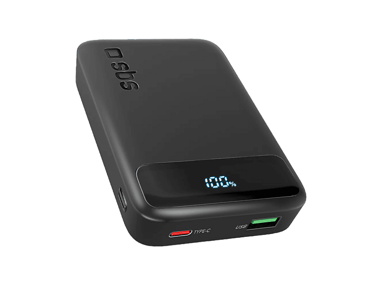 Powerbank SBS TEBBCT10000LCDK 10000 mAh 20W Czarny