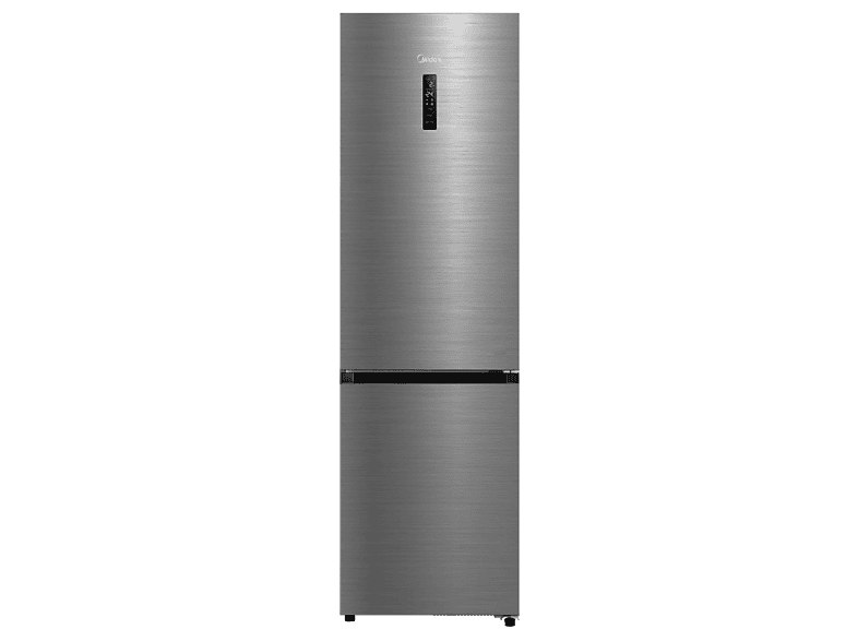 REACONDICIONADO Seminuevo Bueno Frigorífico combi - MIDEA MDRB521MIC46A, No Frost, 201 cm Altura, 378L, Control Táctil, Inox