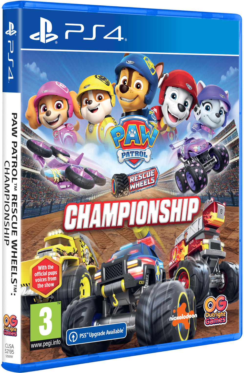 Paw Patrol Rescue Wheels: Championship (PlayStation 4)