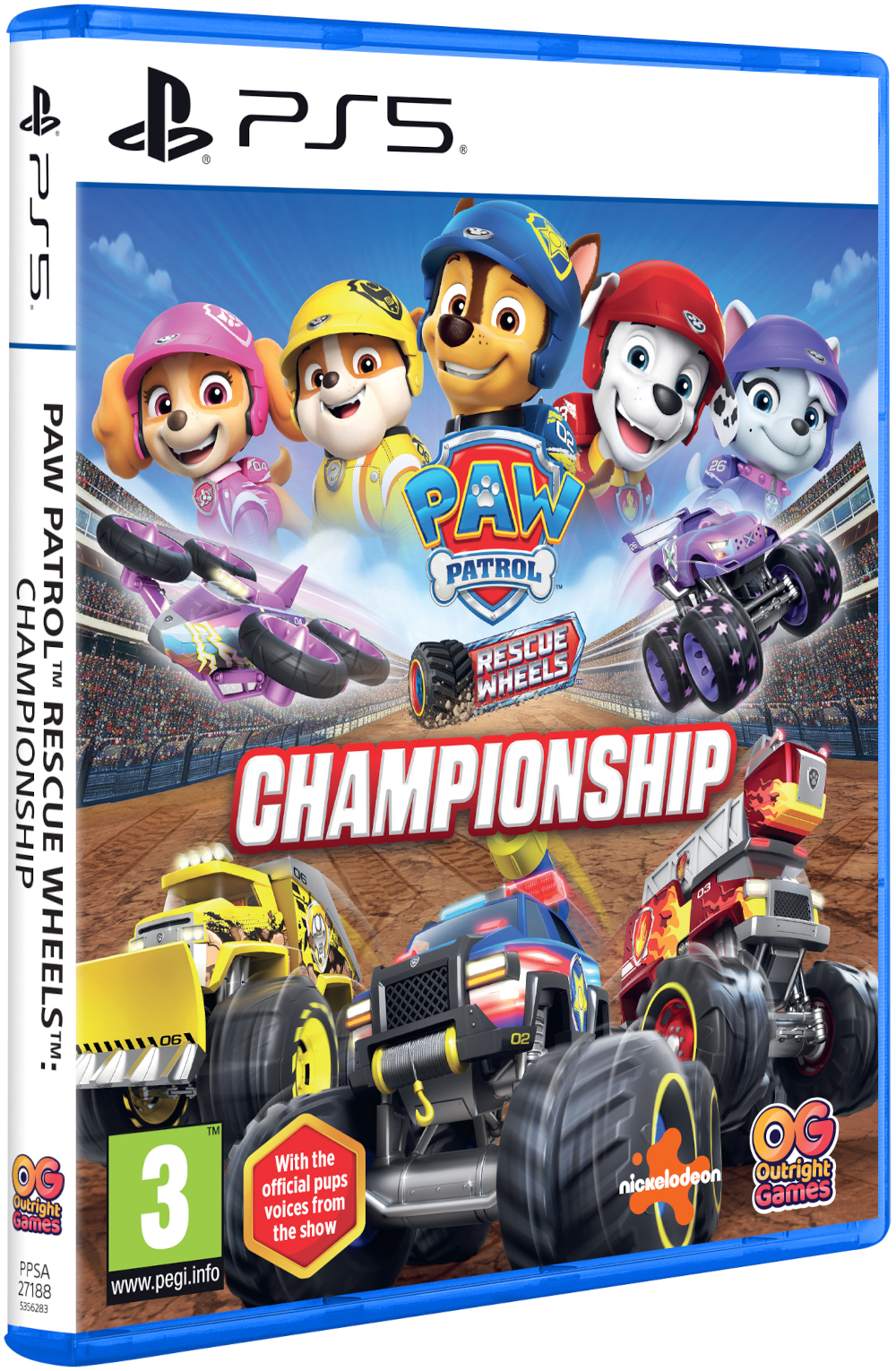 Paw Patrol Rescue Wheels: Championship (PlayStation 5)