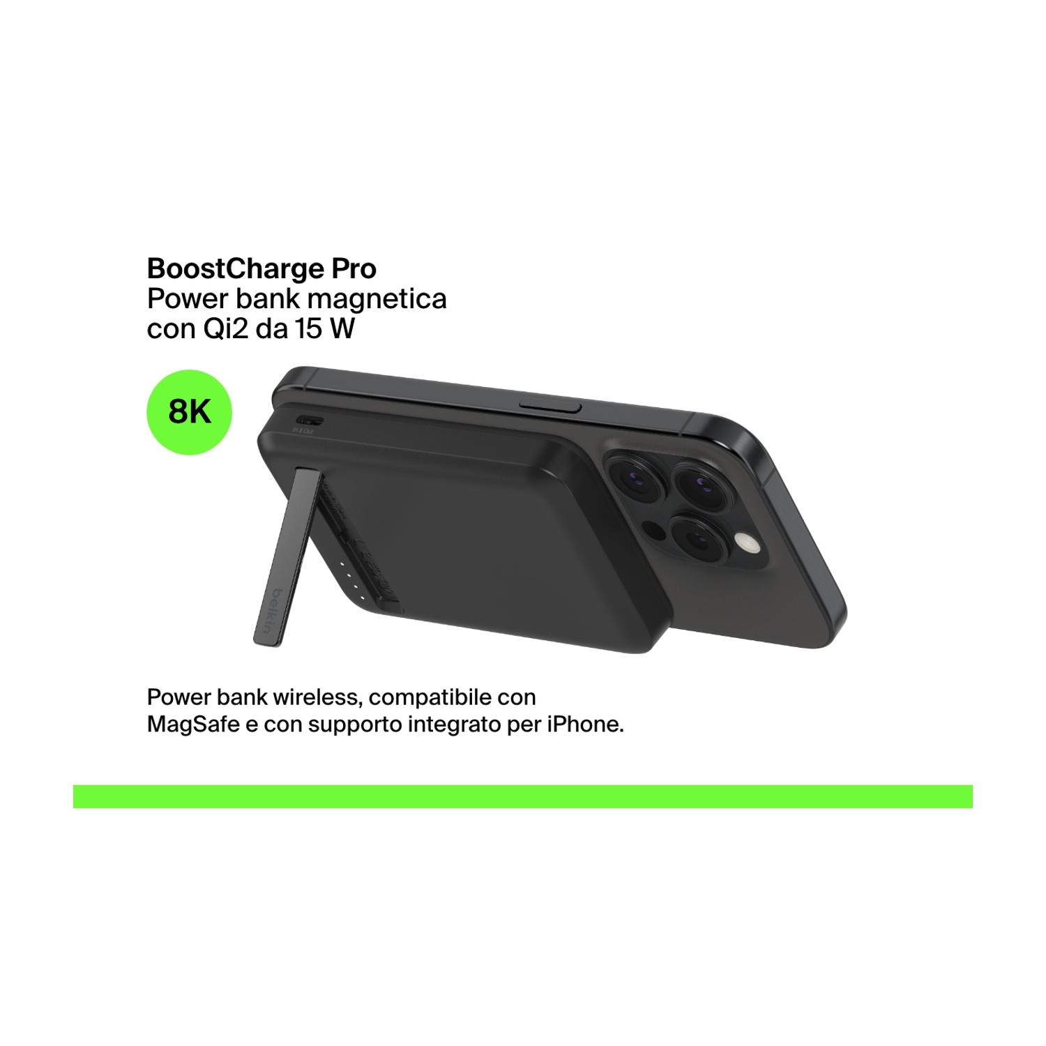 PNY The Action Charger Power Bank Portatile Con Alloggi Per Batterie GoPro Hero 4 E Uscita USB 2.1A, Nero - 4
