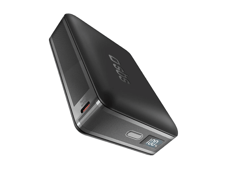 SBS TEBB10000HDPDLCDK NanoTube High Density 10000mAh PD 30W LCD Czarny