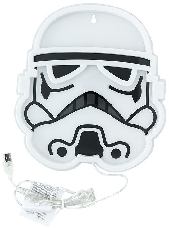 Star Wars - Stormtrooper falra szerelhető LED neon lámpa