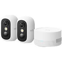 MediaMarkt EUFY eufyCam C35 2-Cam Kit Wit Slimme binnen- / buitencamera Wit aanbieding