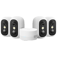 MediaMarkt EUFY eufyCam C35 4-Cam Kit Wit Slimme binnen- / buitencamera Wit aanbieding