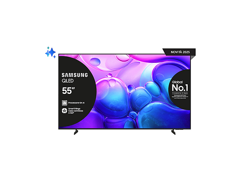 Samsung Qe55Q6Faauxzt TV Qled, 55", Oled 4K