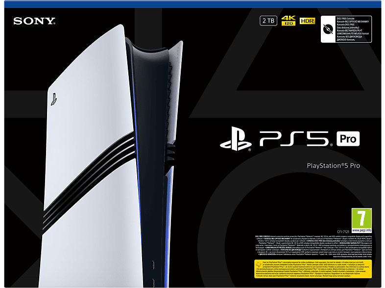 Konsola SONY PLAYSTATION 5 Pro 2TB (CFI-7121) Biało-czarny