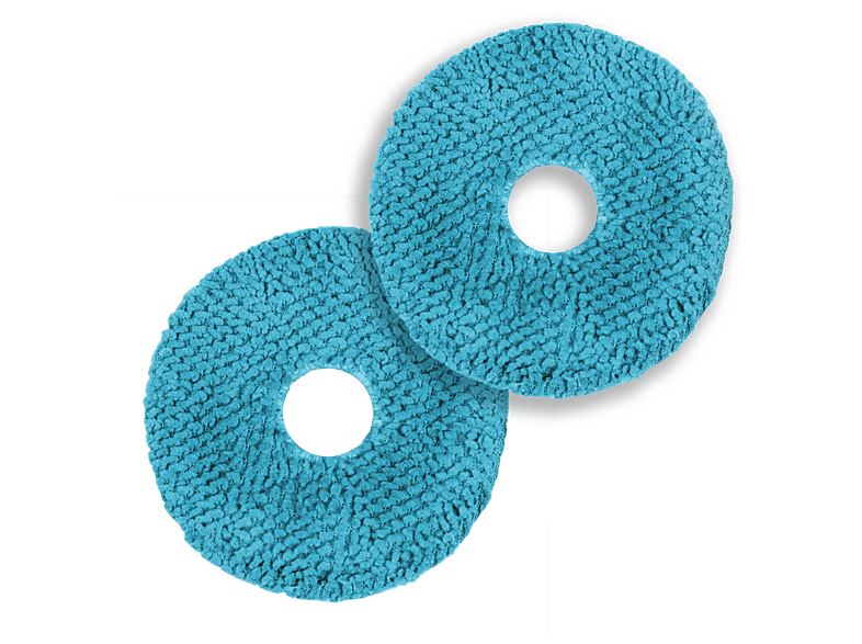 Accesorio aspirador - Cecotec Pack de Mopas Conga 11090 / 13090 mopas Spin Revolution Home&Wash, 2 mopas, Azul