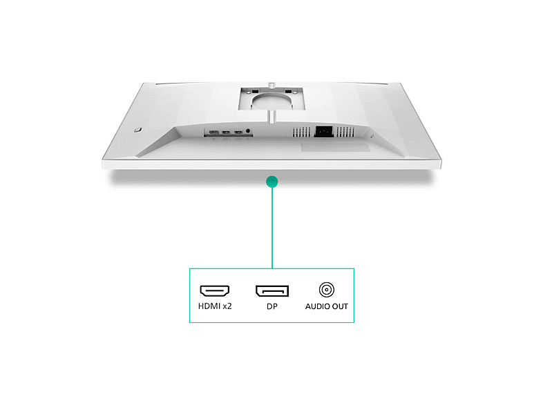 Monitor gaming - Philips 27M2N3501PA/00, 27" QHD, 260 Hz, 1 ms GtG, 0.3 MPRT, IPS, Altavoces integrados, Altura ajustable, HDR10, Blanco – imagen 2