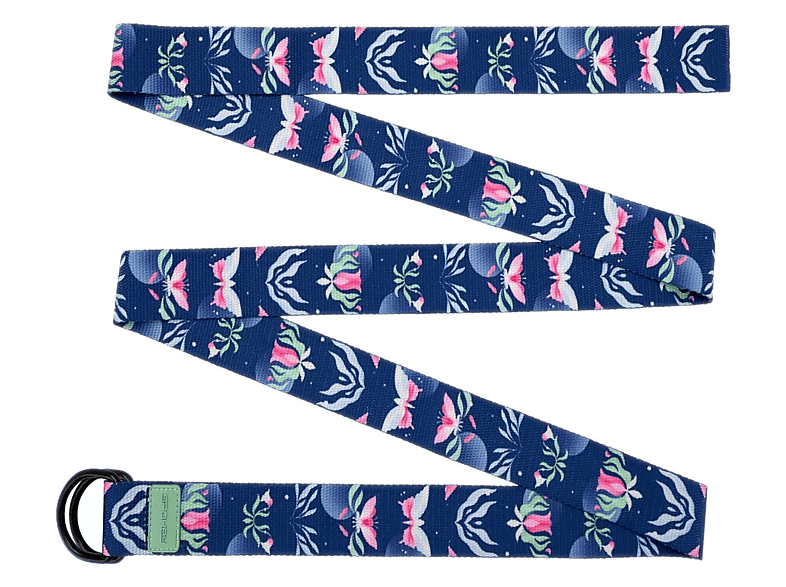 Pasek do jogi SPOKEY The Bloom Belt Granatowy