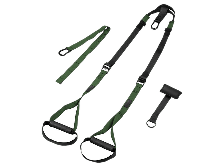 Taśmy do treningu funkcjonalnego SPOKEY Trexer Czarno-zielony