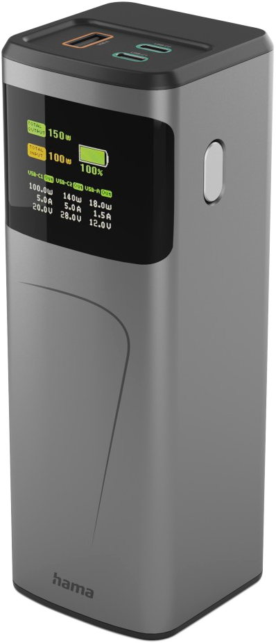 HAMA High Power Univerzális powerbank, 150W, 24000MAH (201742)