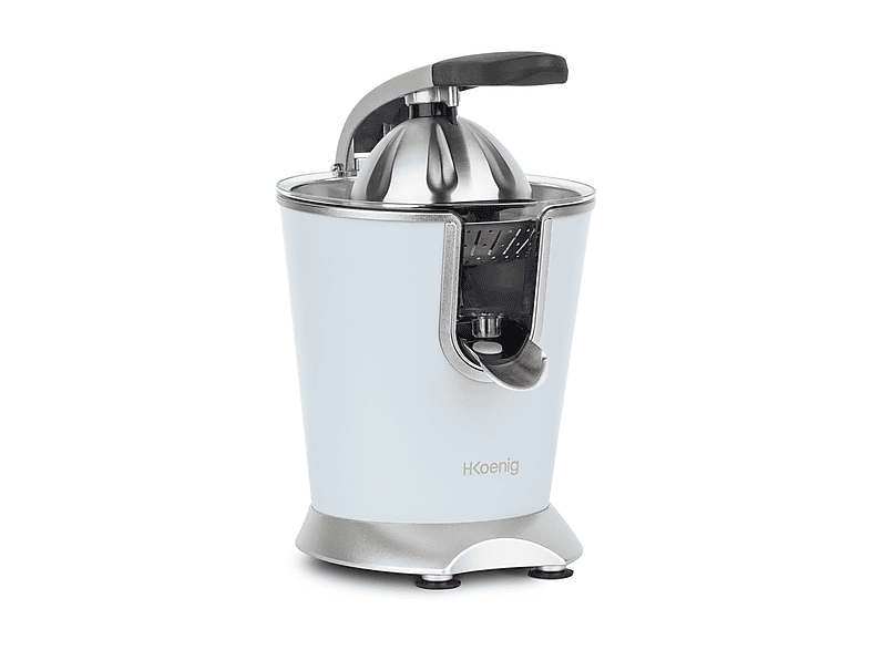 SPREMIAGRUMI H.KOENIG AGR86, Potenza 160 W, Recipiente succo da 0,5 l, in Acciaio inox, BLU PASTELLO