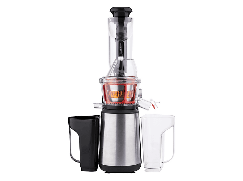 ESTRATTORE DI SUCCO H.KOENIG GSX22, Potenza 400 W, Rotazione massima 60 rpm, Recipiente succo da 1 l, velocità velocità, in Acciaio, ARGENTO