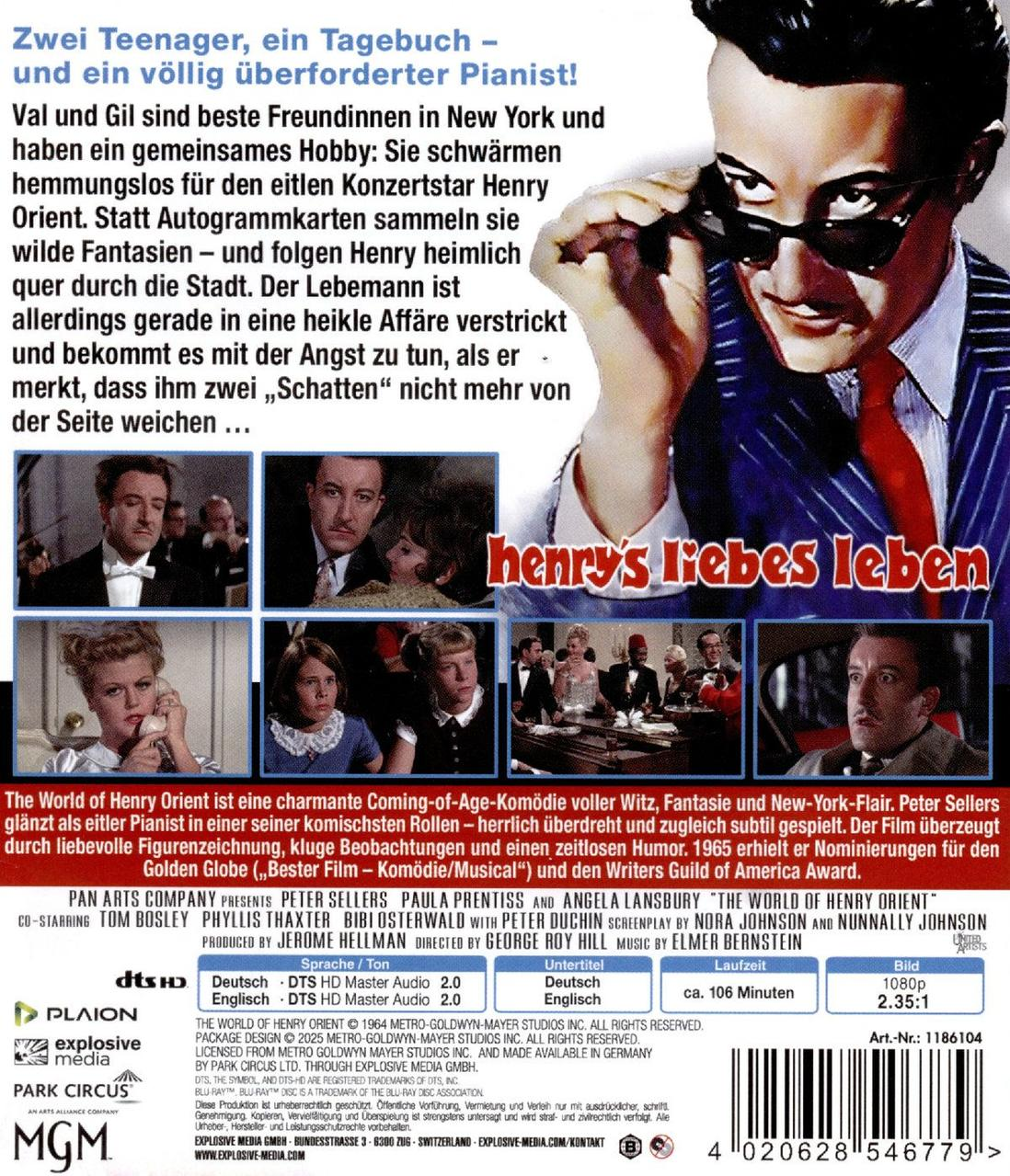Filmcover. Ein Mann im Anzug justiert die Sonnenbrille. Text enthält Filmtitel und Besetzungsdetails.